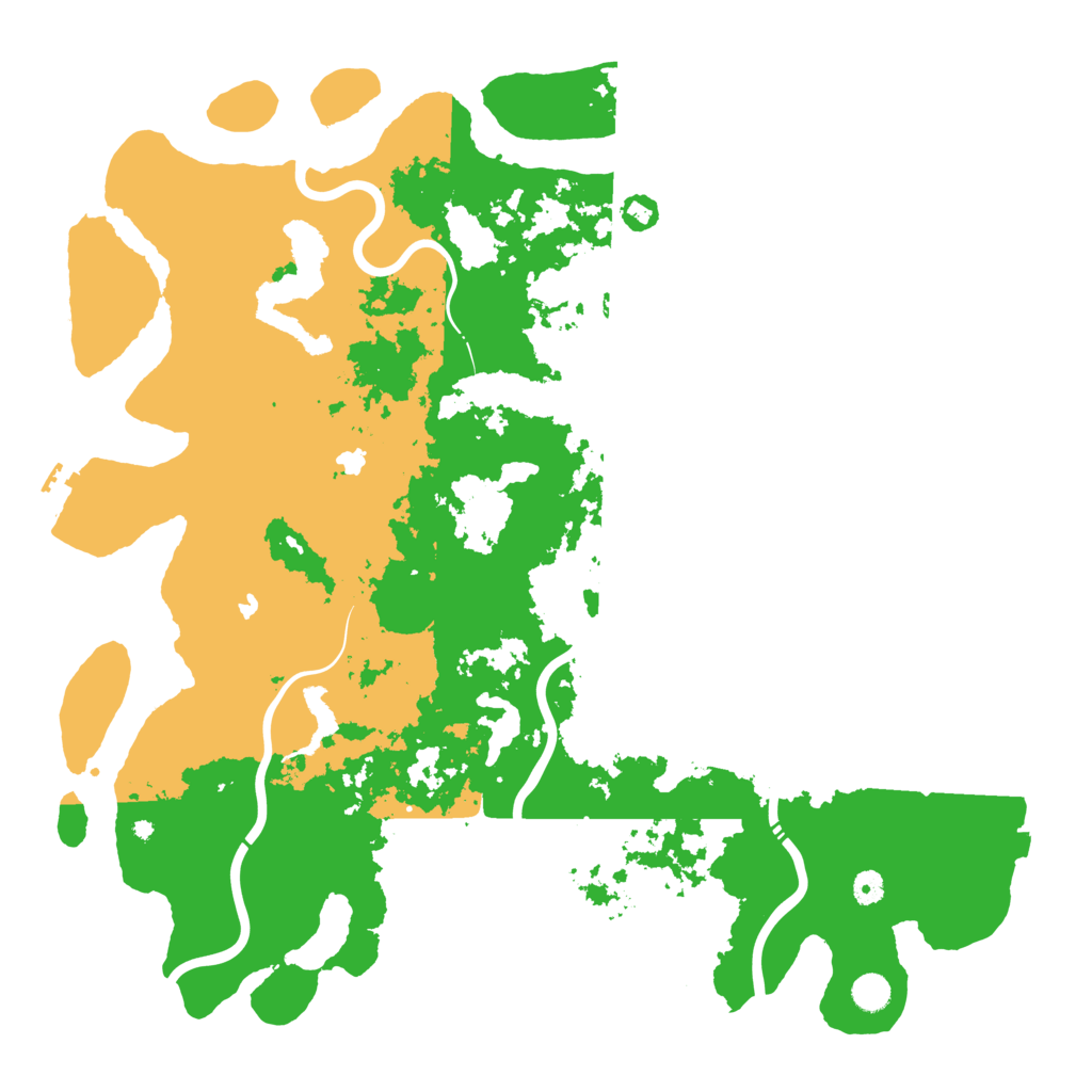 Biome Rust Map: Procedural Map, Size: 5000, Seed: 1704802711