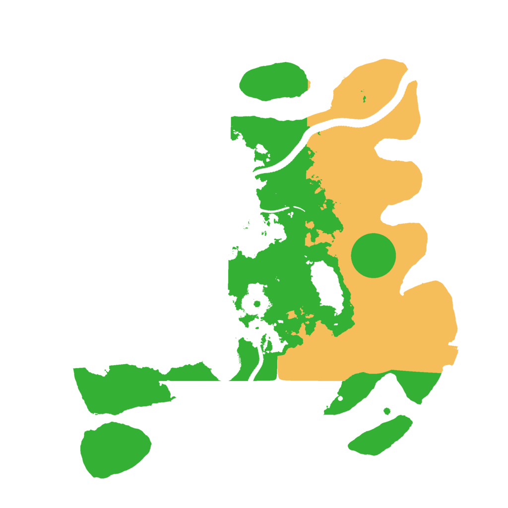 Biome Rust Map: Procedural Map, Size: 3000, Seed: 58798