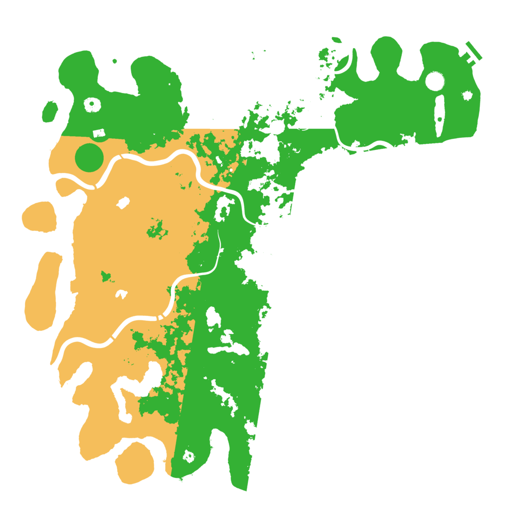Biome Rust Map: Procedural Map, Size: 4750, Seed: 287423827