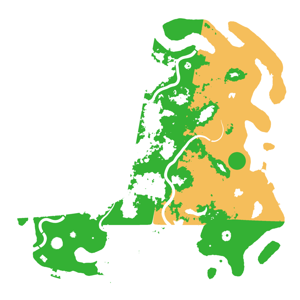 Biome Rust Map: Procedural Map, Size: 4500, Seed: 747783715