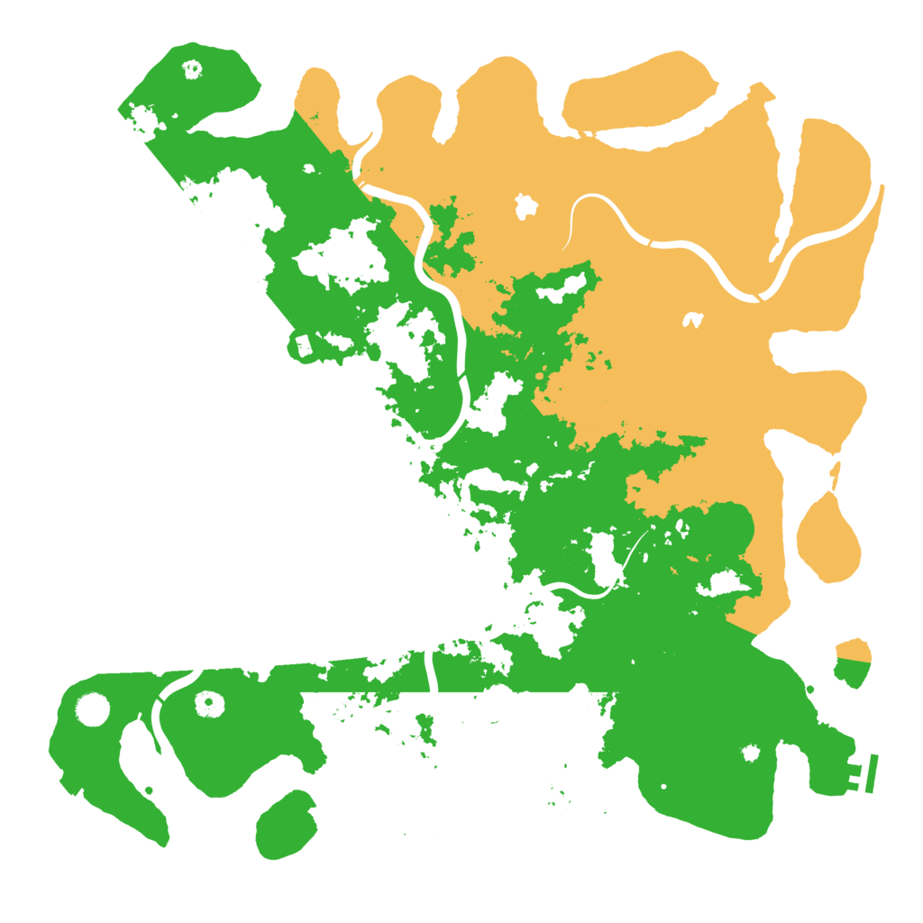 Biome Rust Map: Procedural Map, Size: 4800, Seed: 893042565