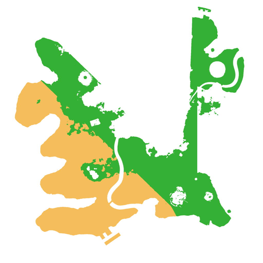 Biome Rust Map: Procedural Map, Size: 3000, Seed: 1027488482
