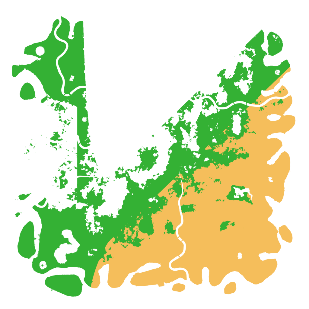 Biome Rust Map: Procedural Map, Size: 6000, Seed: 784132