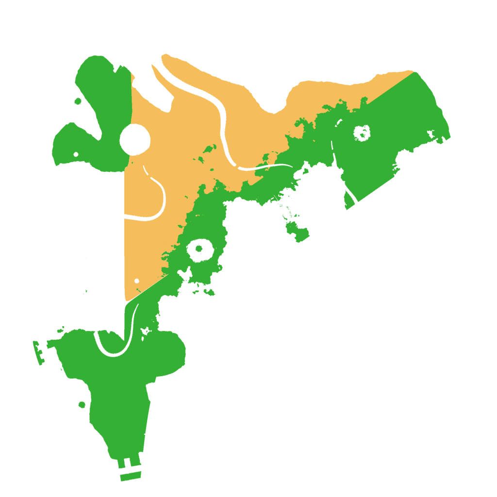 Biome Rust Map: Procedural Map, Size: 3000, Seed: 1207265400