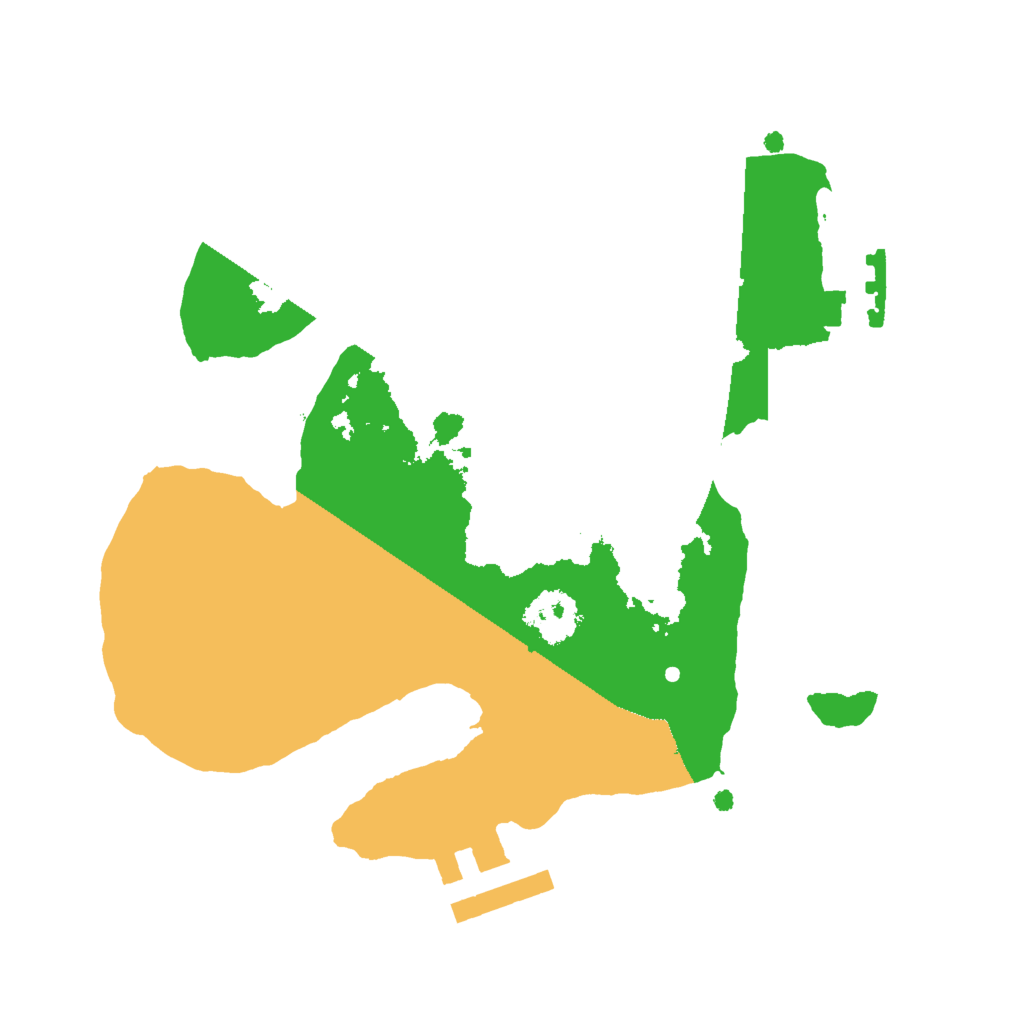 Biome Rust Map: Procedural Map, Size: 2000, Seed: 78955152