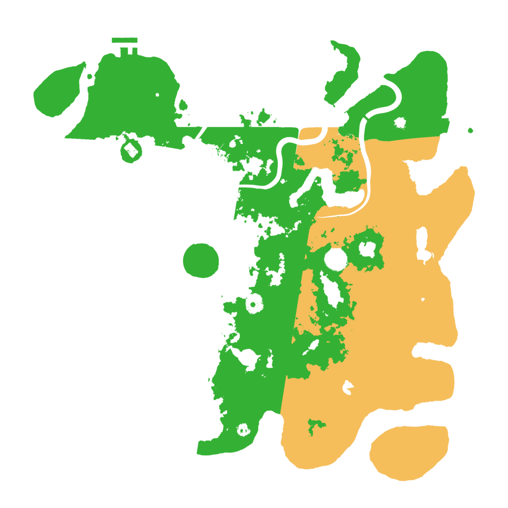 Biome Rust Map: Procedural Map, Size: 4000, Seed: 5821