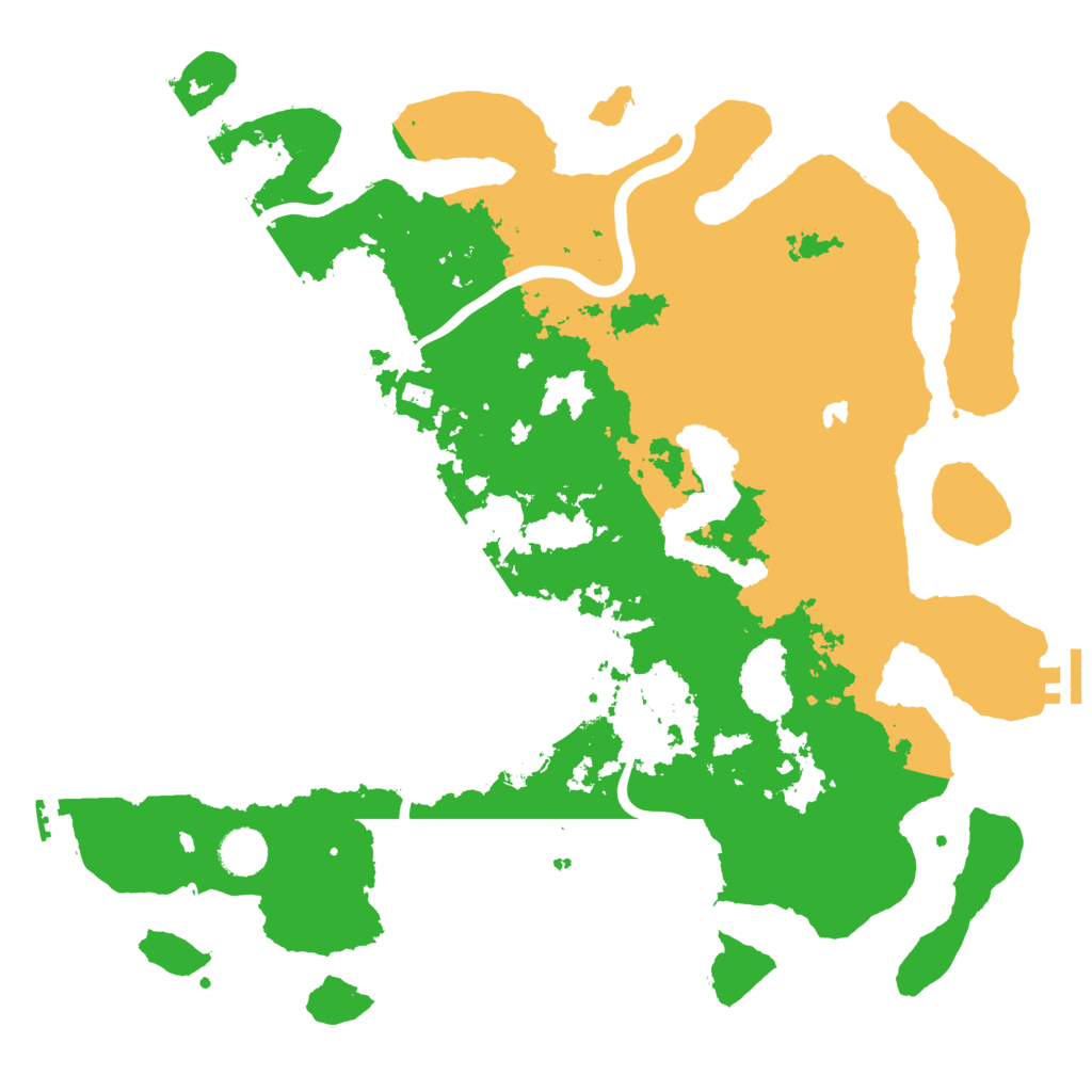 Biome Rust Map: Procedural Map, Size: 4000, Seed: 11212