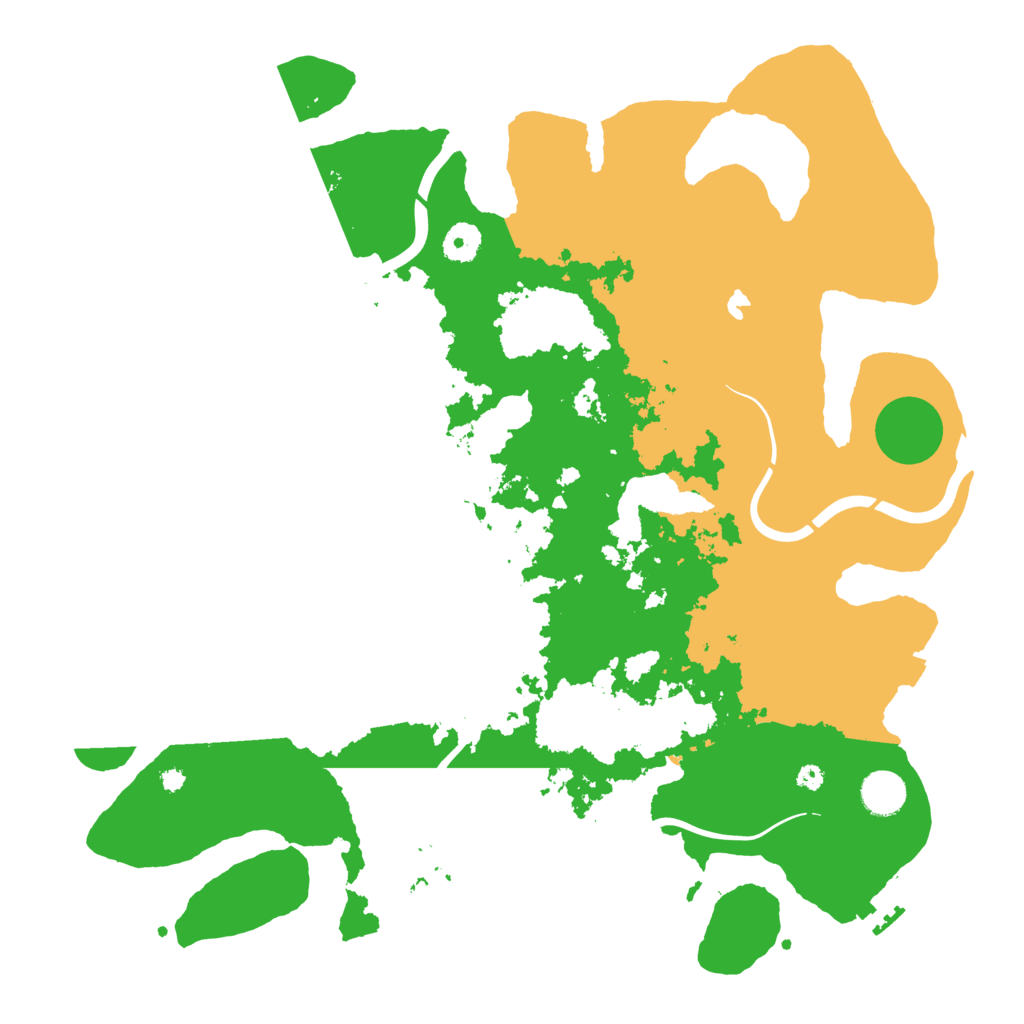 Biome Rust Map: Procedural Map, Size: 4000, Seed: 116693