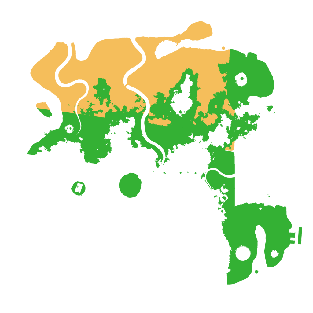 Biome Rust Map: Procedural Map, Size: 3750, Seed: 714851432