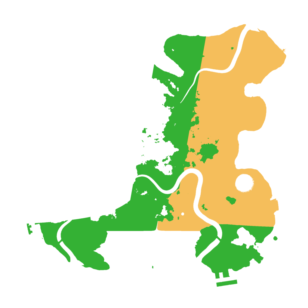 Biome Rust Map: Procedural Map, Size: 3000, Seed: 4987