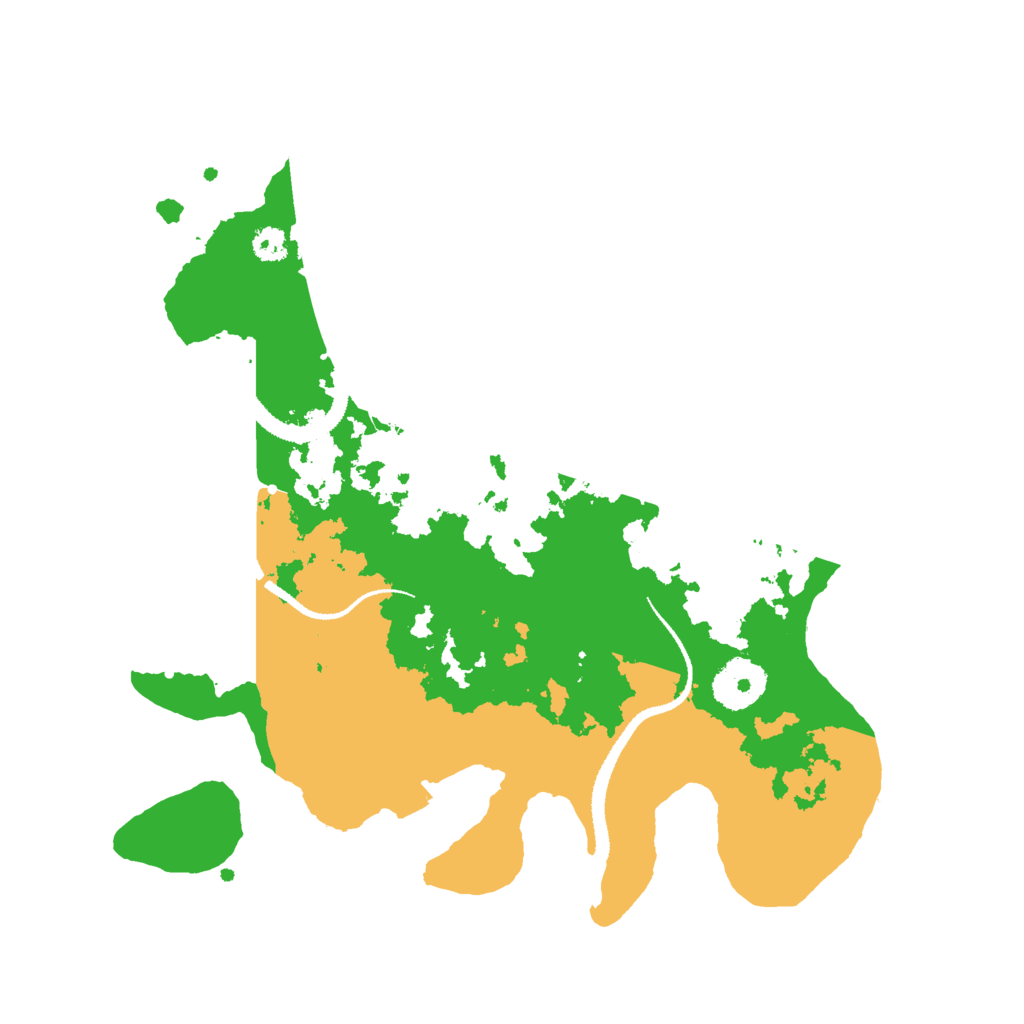 Biome Rust Map: Procedural Map, Size: 3000, Seed: 67627