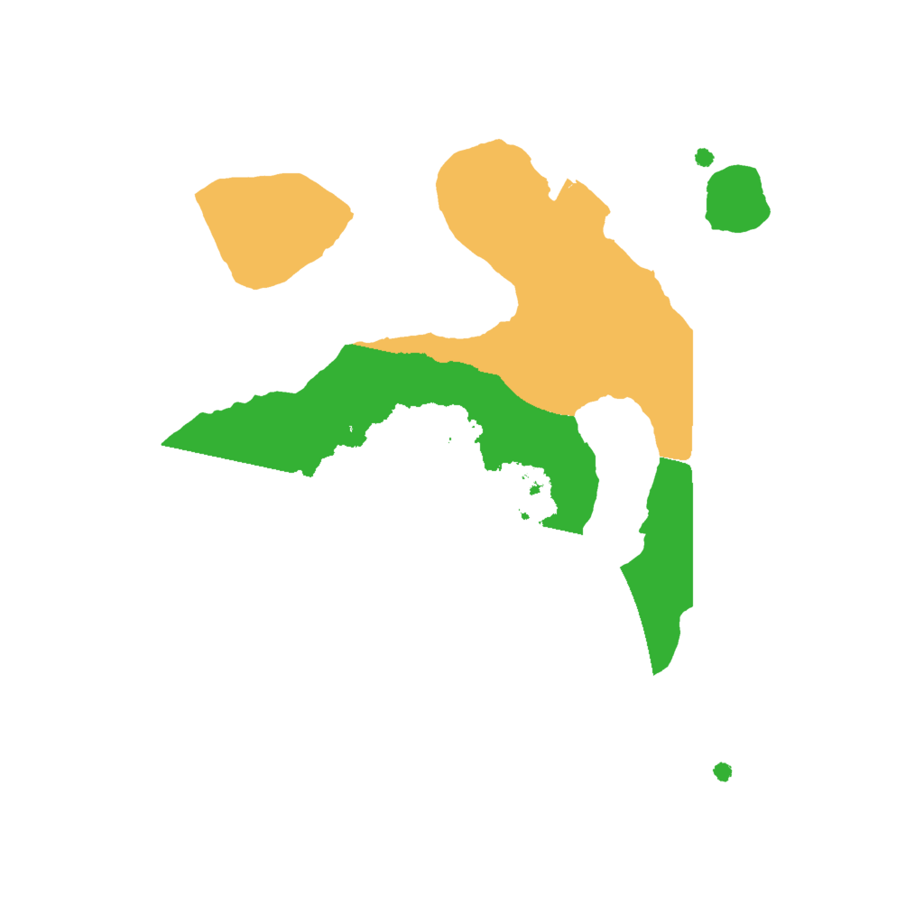 Biome Rust Map: Procedural Map, Size: 2000, Seed: 1215667209