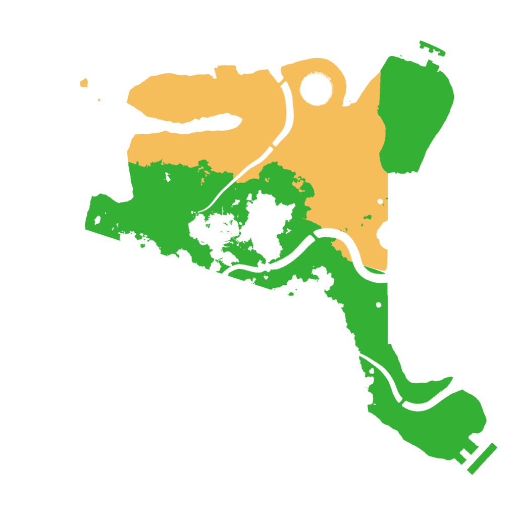 Biome Rust Map: Procedural Map, Size: 2800, Seed: 1468544572