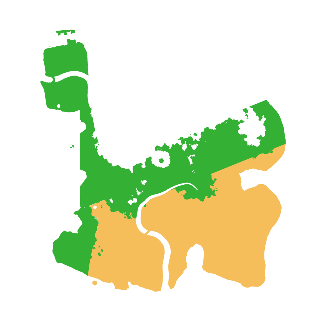 Biome Rust Map: Procedural Map, Size: 2651, Seed: 48393
