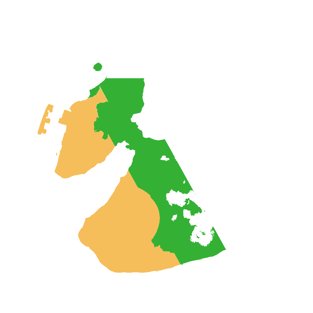 Biome Rust Map: Procedural Map, Size: 1500, Seed: 100000