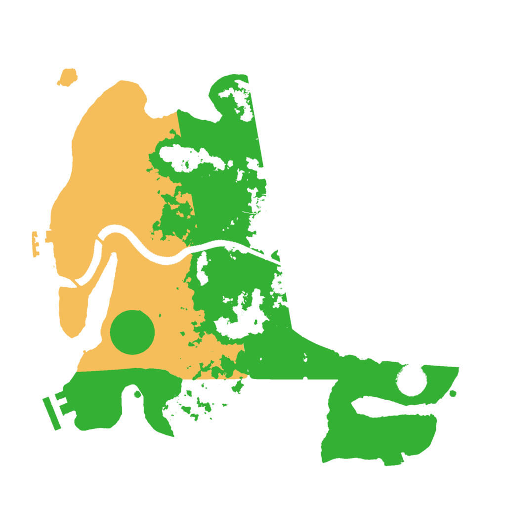 Biome Rust Map: Procedural Map, Size: 3000, Seed: 1580369940