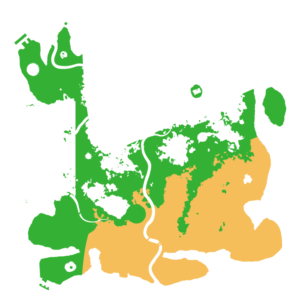 Biome Rust Map: Procedural Map, Size: 4250, Seed: 1210984364