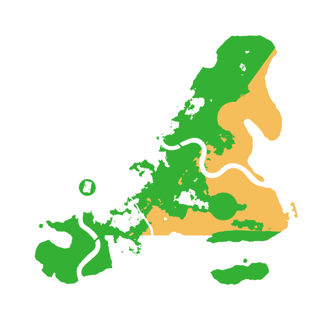 Biome Rust Map: Procedural Map, Size: 3000, Seed: 31176