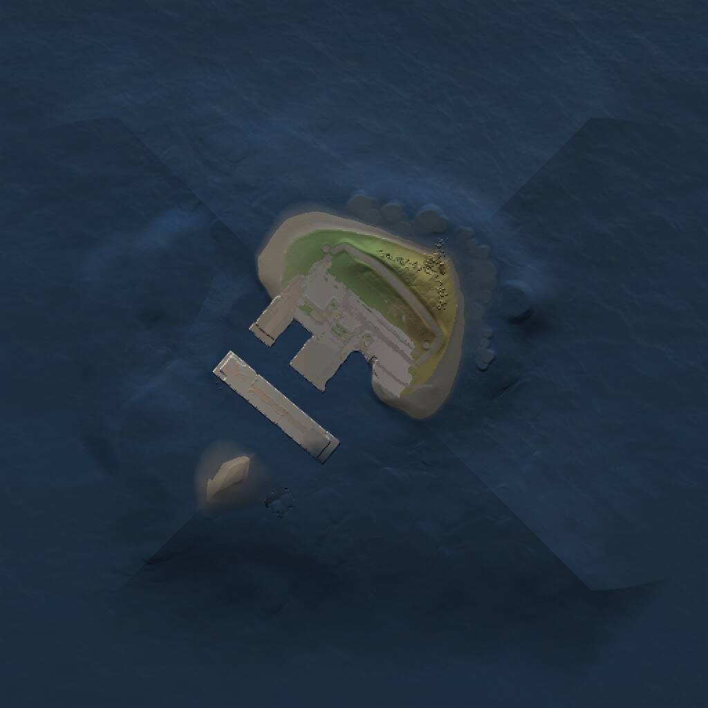 Rust Map: Procedural Map, Size: 1000, Seed: 111111111, 2 Monuments