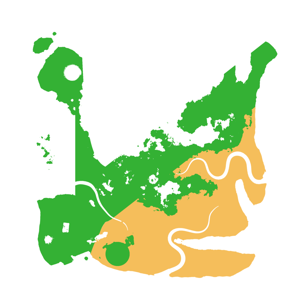 Biome Rust Map: Procedural Map, Size: 3300, Seed: 652606