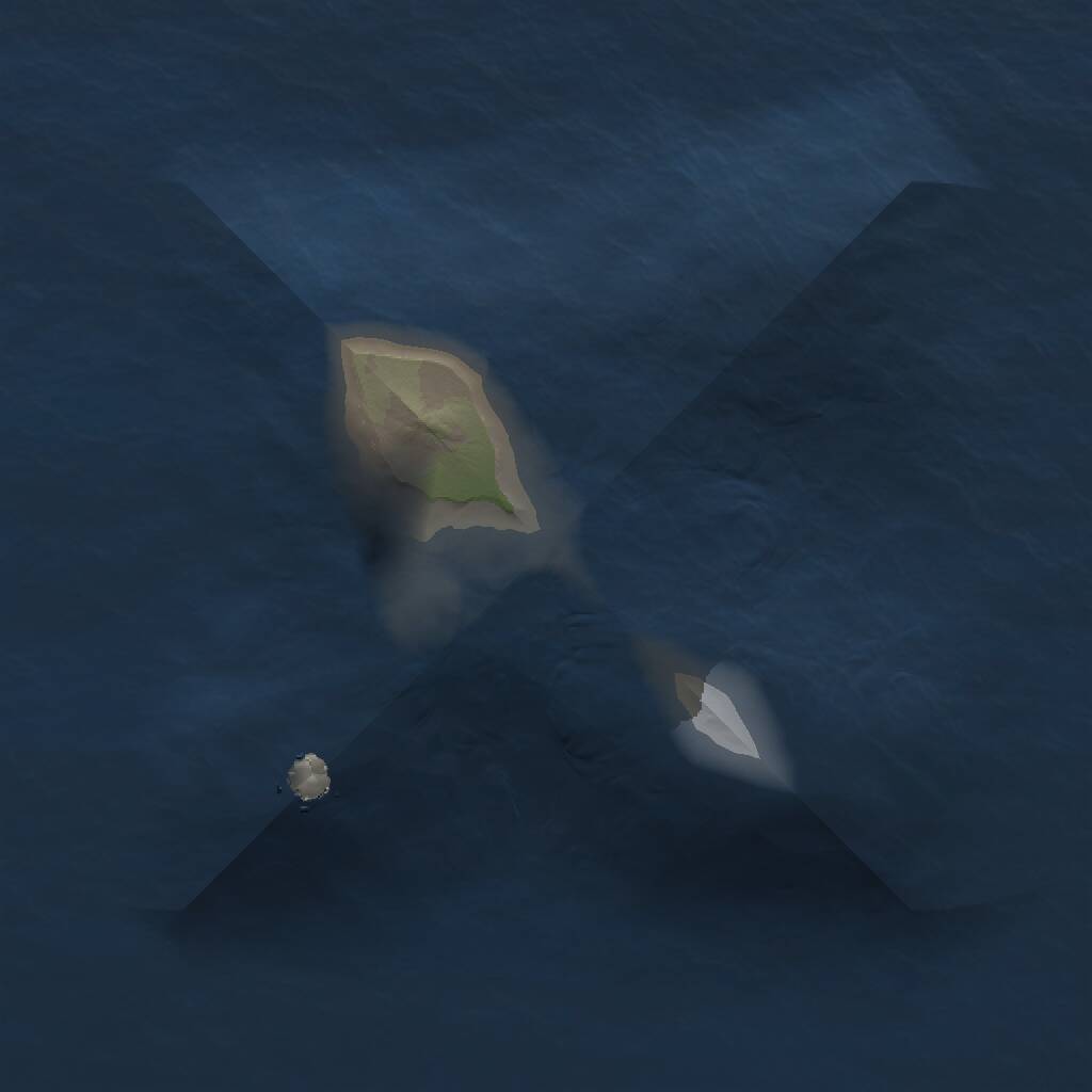 Rust Map: Procedural Map, Size: 1000, Seed: 1631606691, 1 Monuments