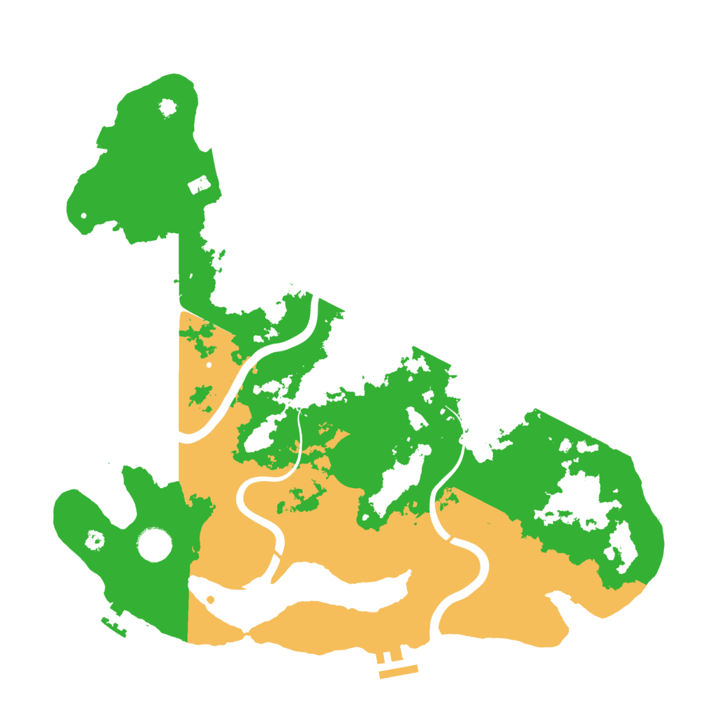 Biome Rust Map: Procedural Map, Size: 3700, Seed: 1382724113