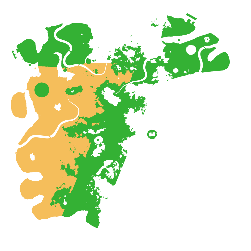 Biome Rust Map: Procedural Map, Size: 4500, Seed: 2013952824