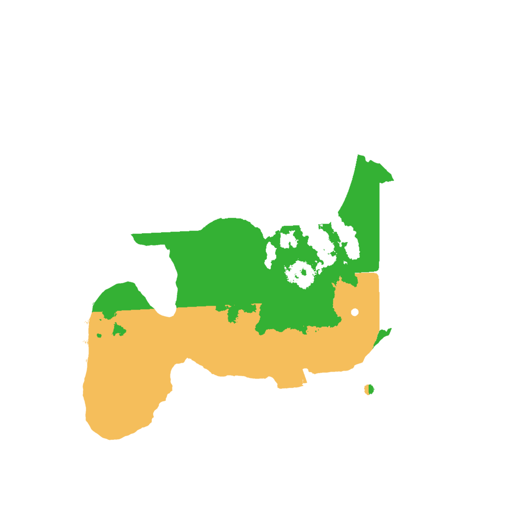 Biome Rust Map: Procedural Map, Size: 2000, Seed: 35851