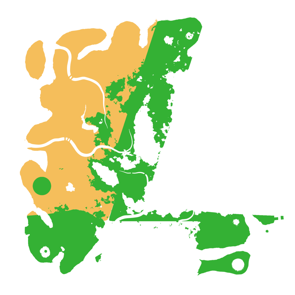 Biome Rust Map: Procedural Map, Size: 4250, Seed: 1184616265