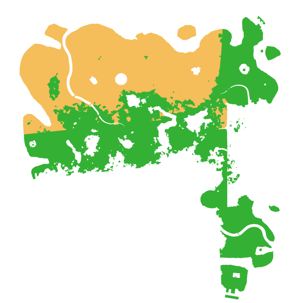 Biome Rust Map: Procedural Map, Size: 4500, Seed: 1807736298
