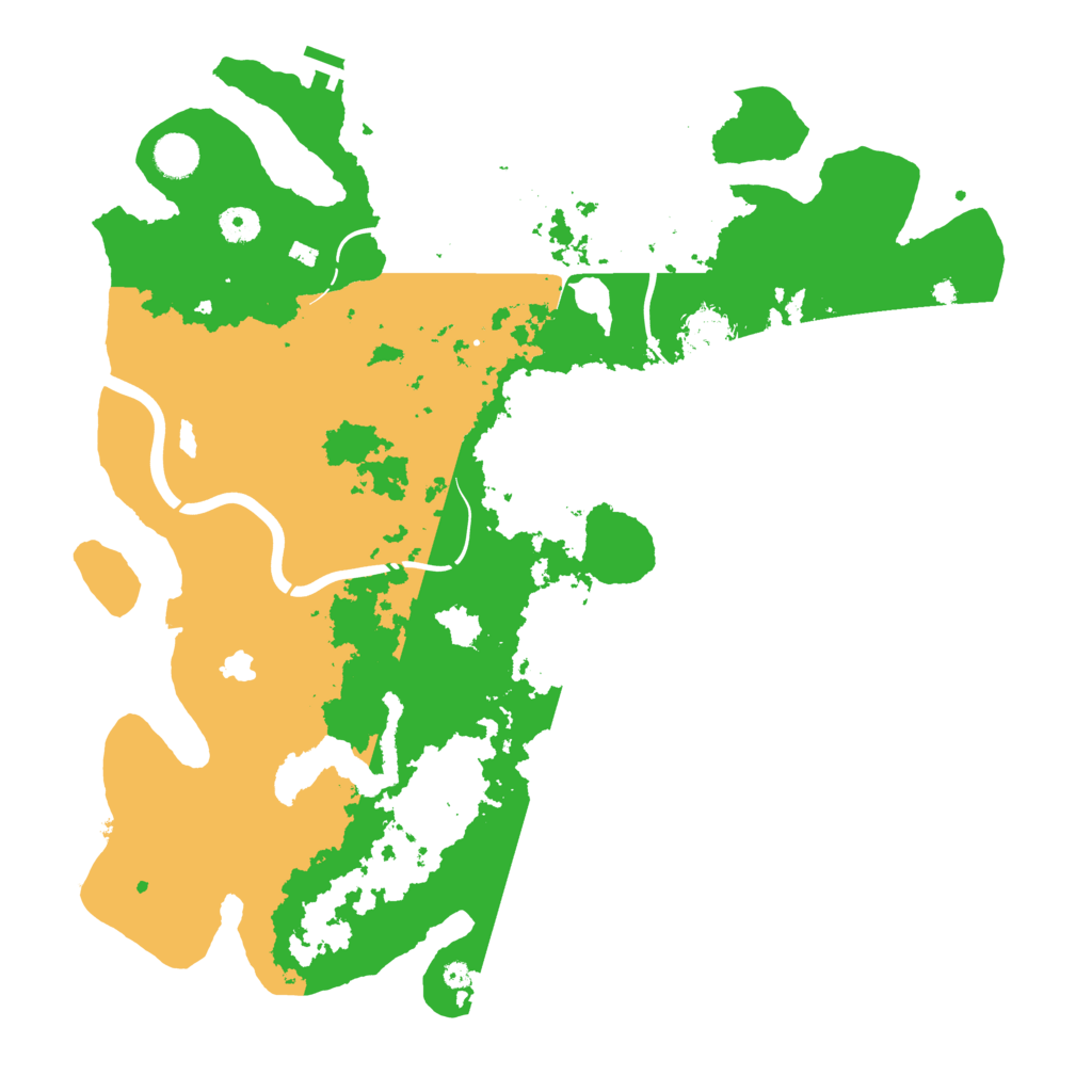 Biome Rust Map: Procedural Map, Size: 4250, Seed: 836848748