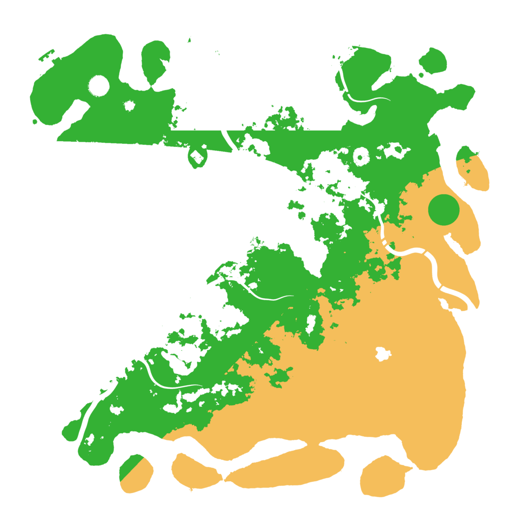 Biome Rust Map: Procedural Map, Size: 4400, Seed: 2523