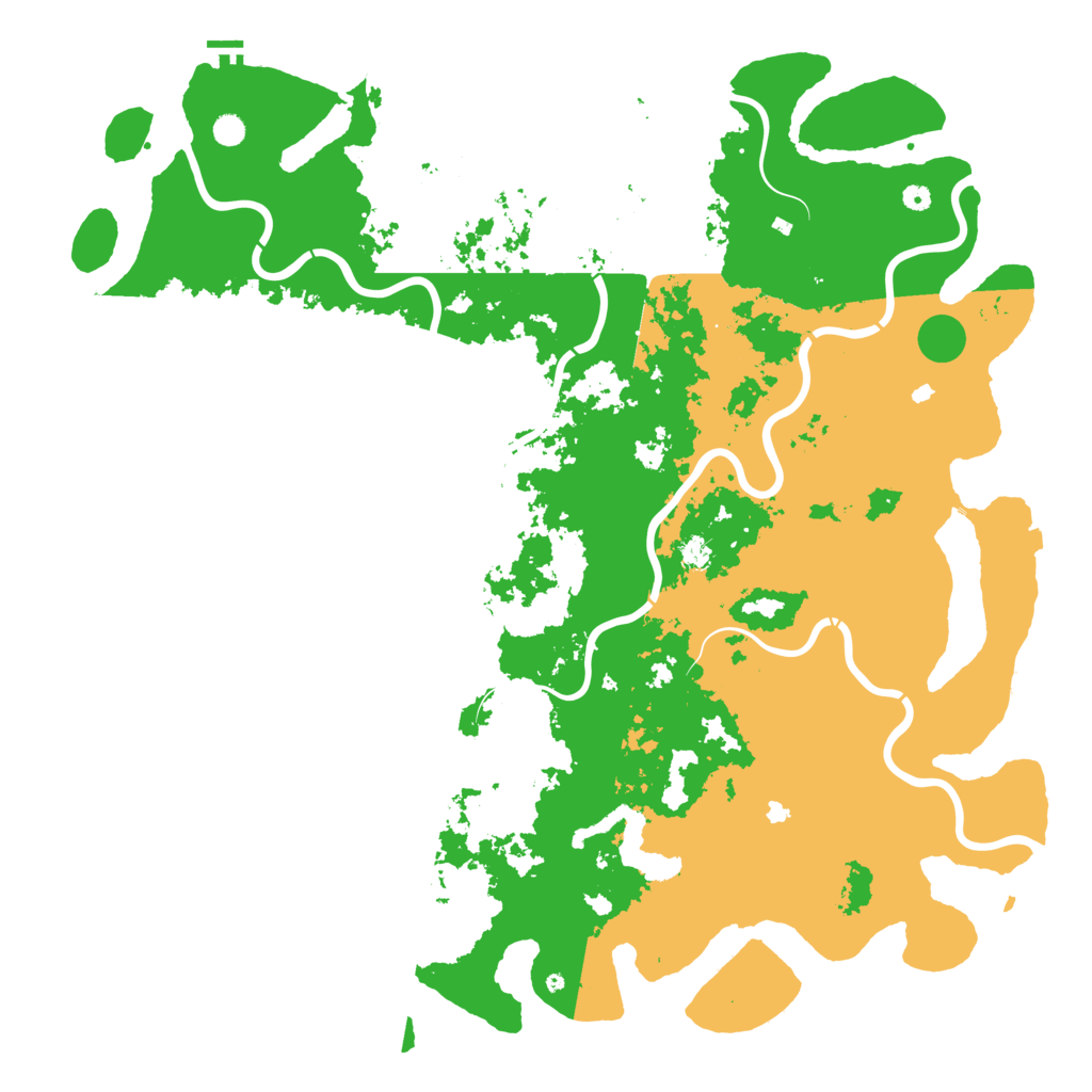 Biome Rust Map: Procedural Map, Size: 6000, Seed: 962762665