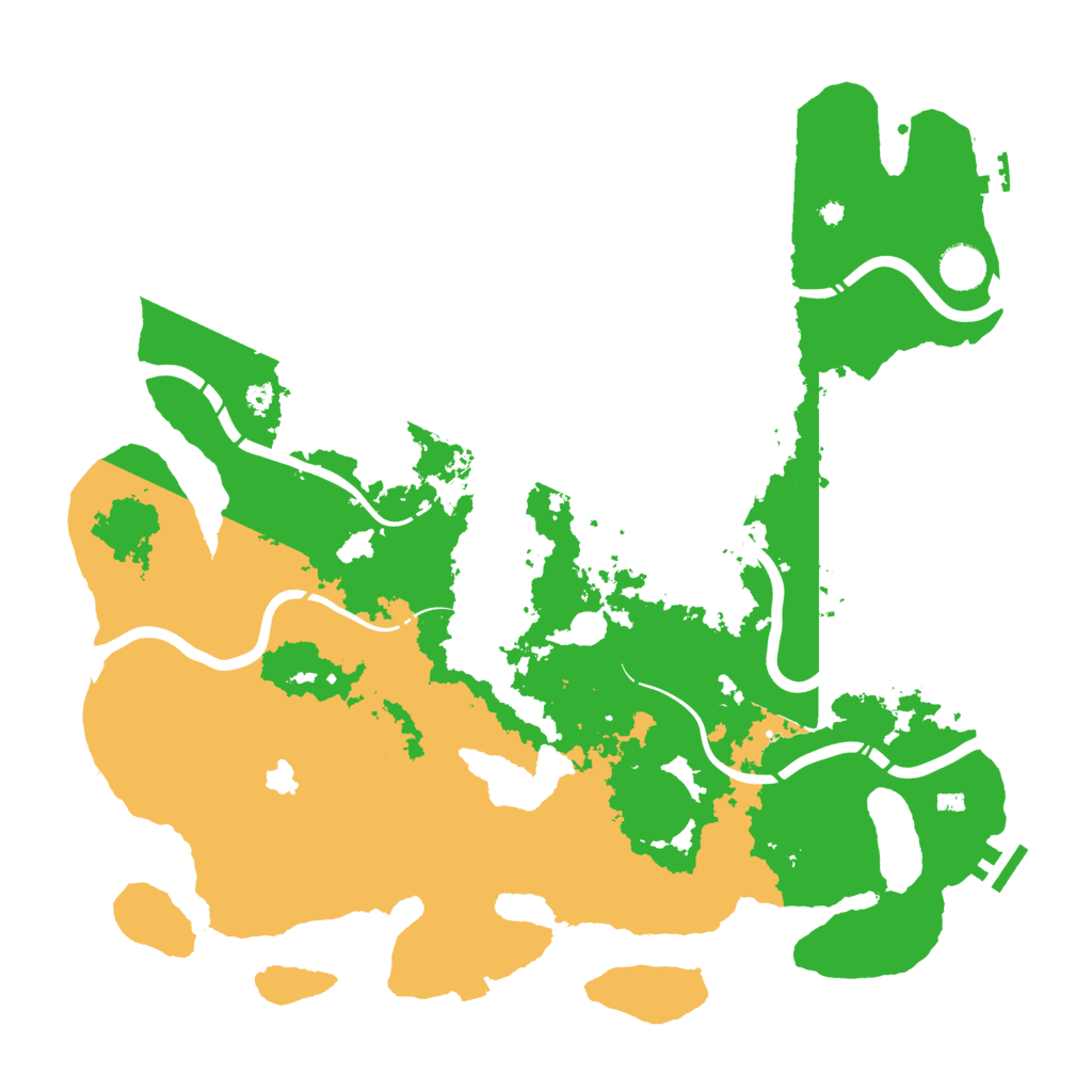Biome Rust Map: Procedural Map, Size: 4250, Seed: 1629132832