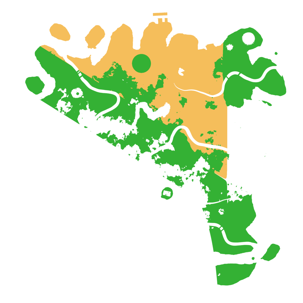 Biome Rust Map: Procedural Map, Size: 4250, Seed: 954399793