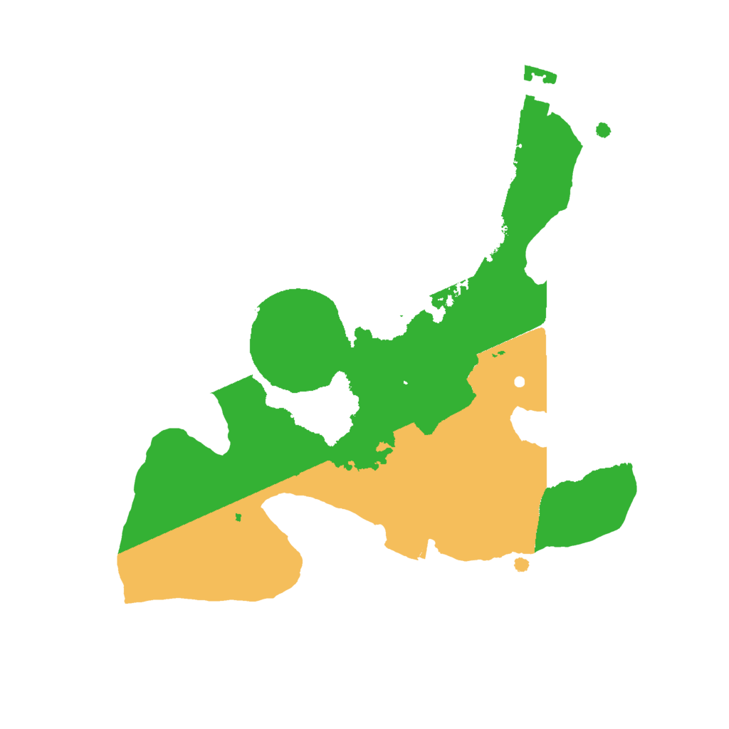 Biome Rust Map: Procedural Map, Size: 2000, Seed: 76935