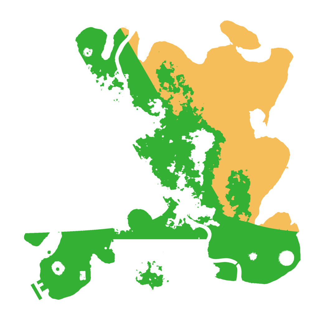 Biome Rust Map: Procedural Map, Size: 3700, Seed: 2127780018