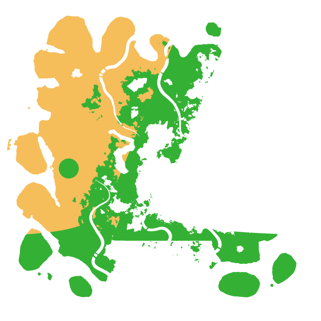 Biome Rust Map: Procedural Map, Size: 4250, Seed: 157703077