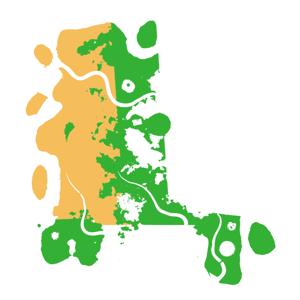 Biome Rust Map: Procedural Map, Size: 3500, Seed: 309876612