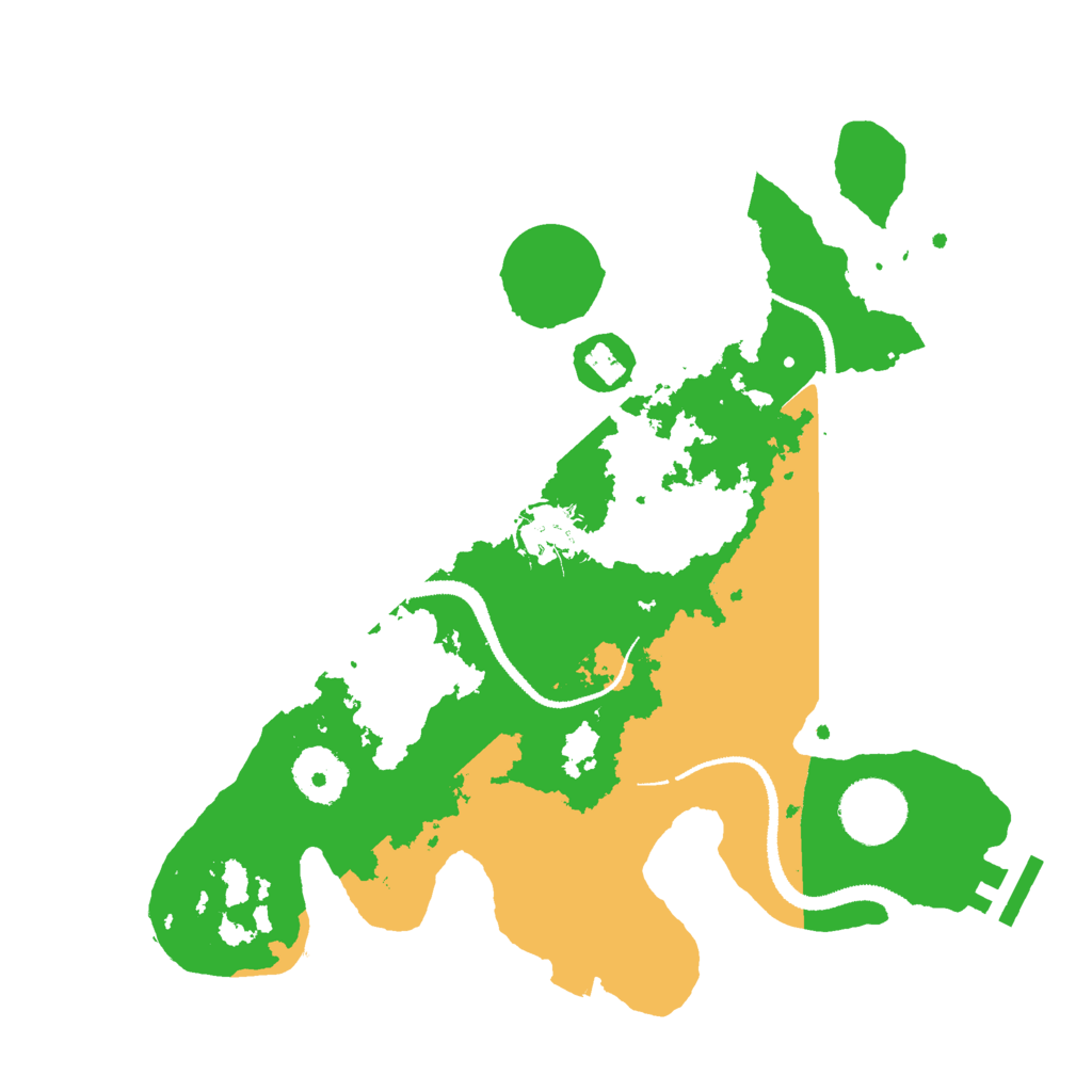 Biome Rust Map: Procedural Map, Size: 3000, Seed: 687782020