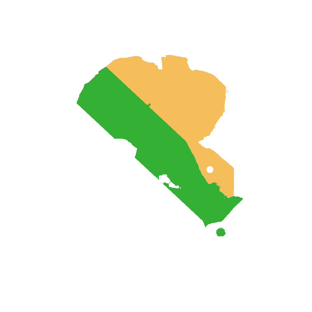 Biome Rust Map: Procedural Map, Size: 1400, Seed: 168851196