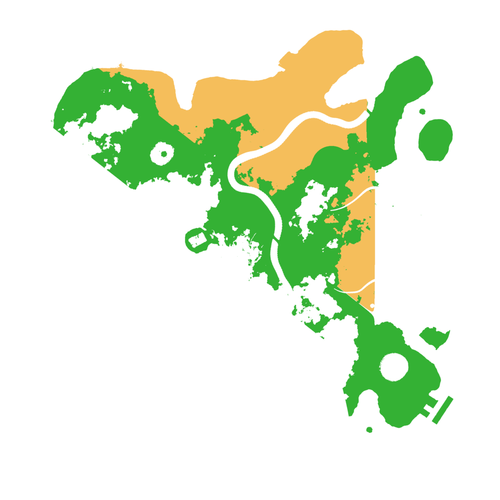 Biome Rust Map: Procedural Map, Size: 3300, Seed: 151214466
