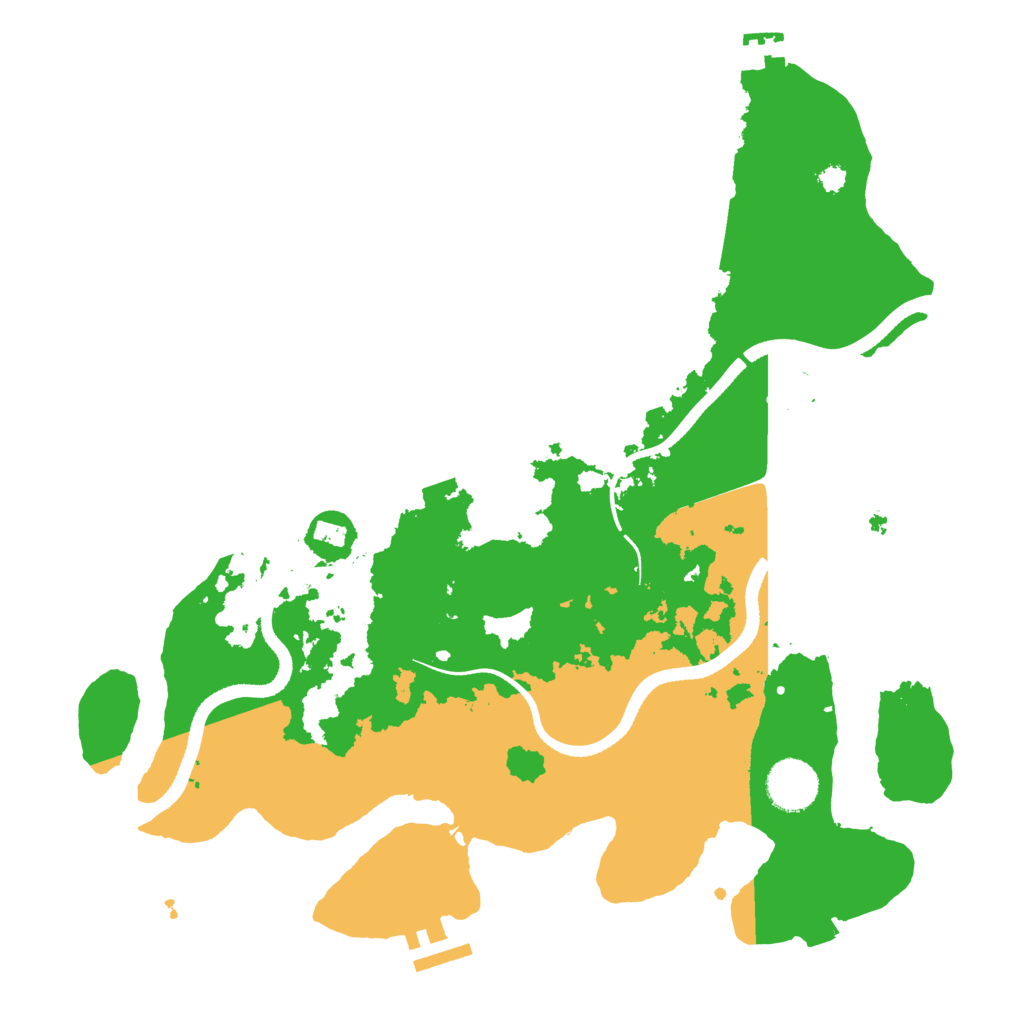 Biome Rust Map: Procedural Map, Size: 3500, Seed: 1153403784