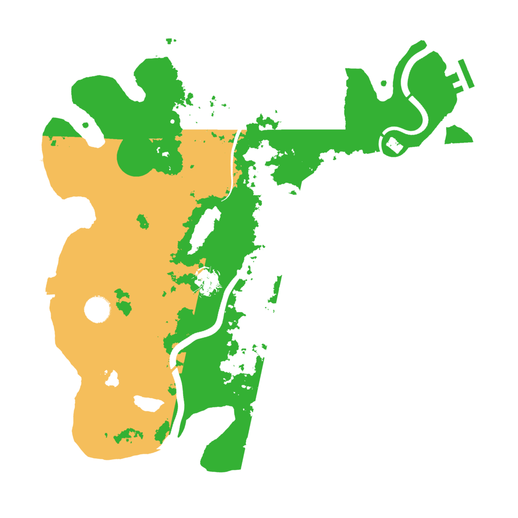 Biome Rust Map: Procedural Map, Size: 3500, Seed: 2114884911