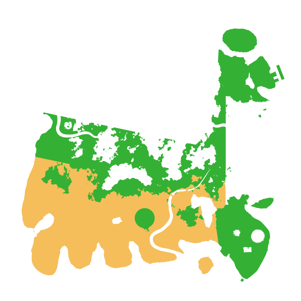 Biome Rust Map: Procedural Map, Size: 4000, Seed: 114327341