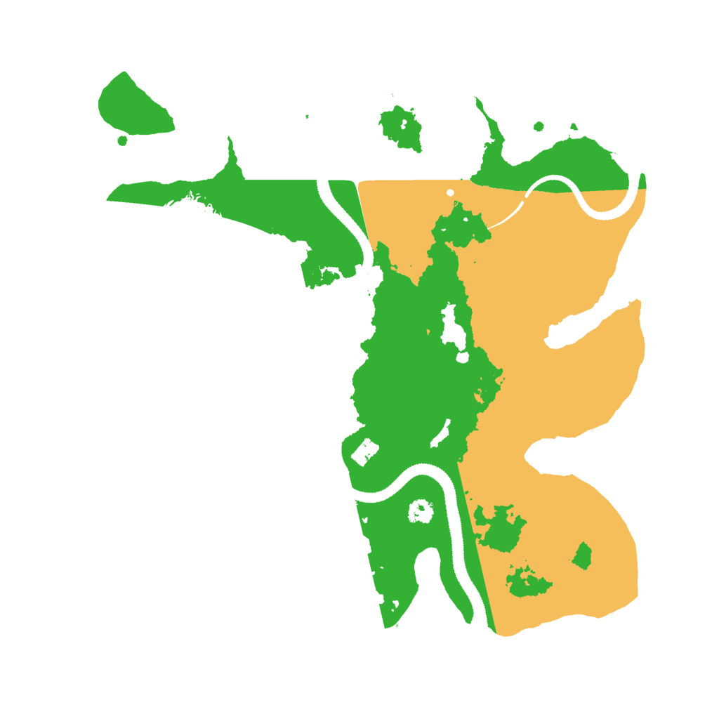 Biome Rust Map: Procedural Map, Size: 2900, Seed: 336750