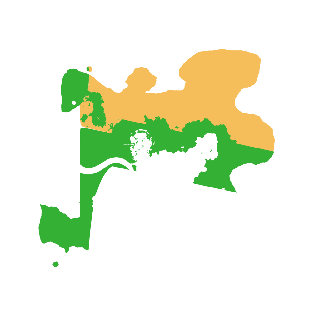 Biome Rust Map: Procedural Map, Size: 2300, Seed: 1651780457