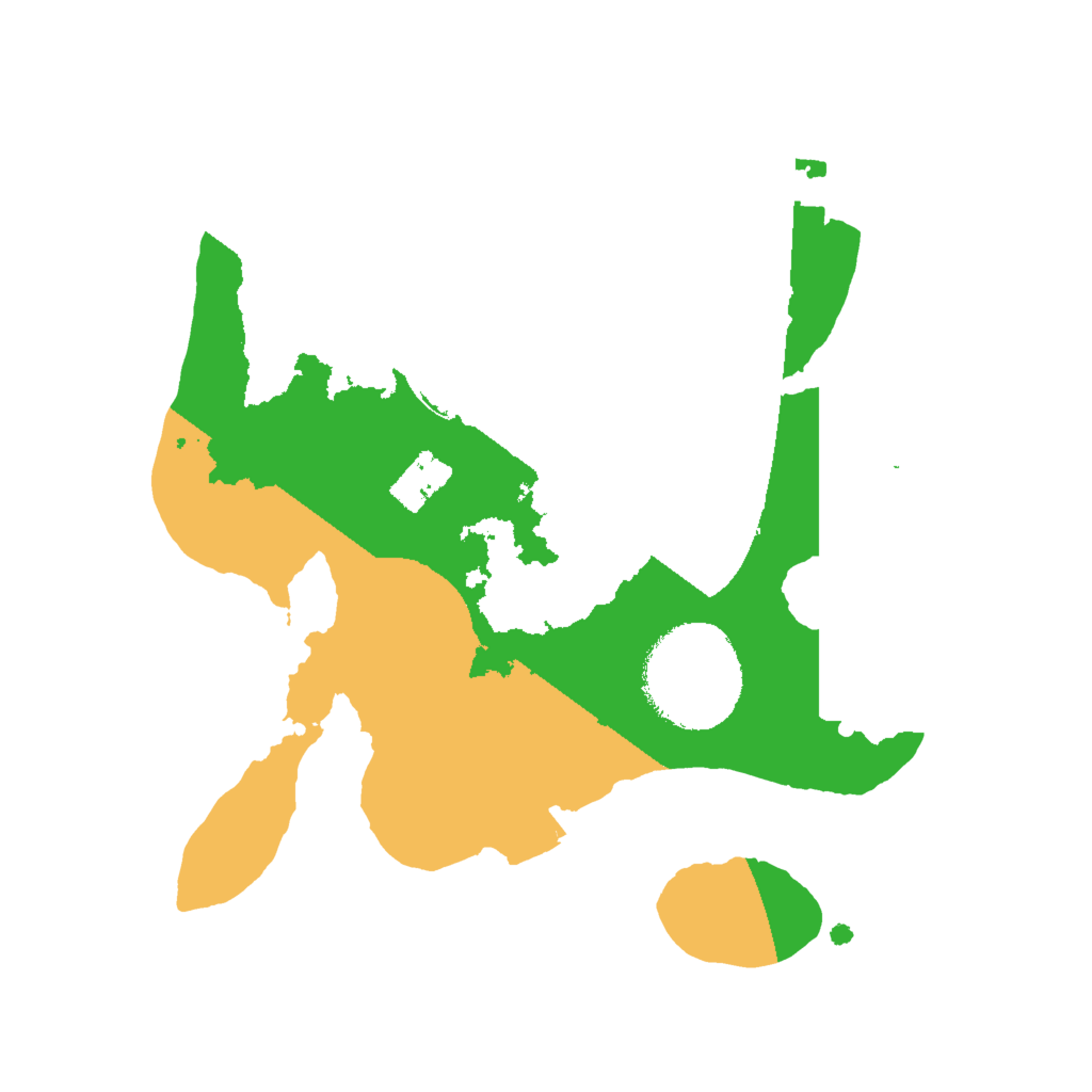 Biome Rust Map: Procedural Map, Size: 2000, Seed: 1490845999