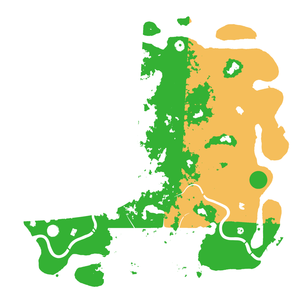 Biome Rust Map: Procedural Map, Size: 4500, Seed: 608919798
