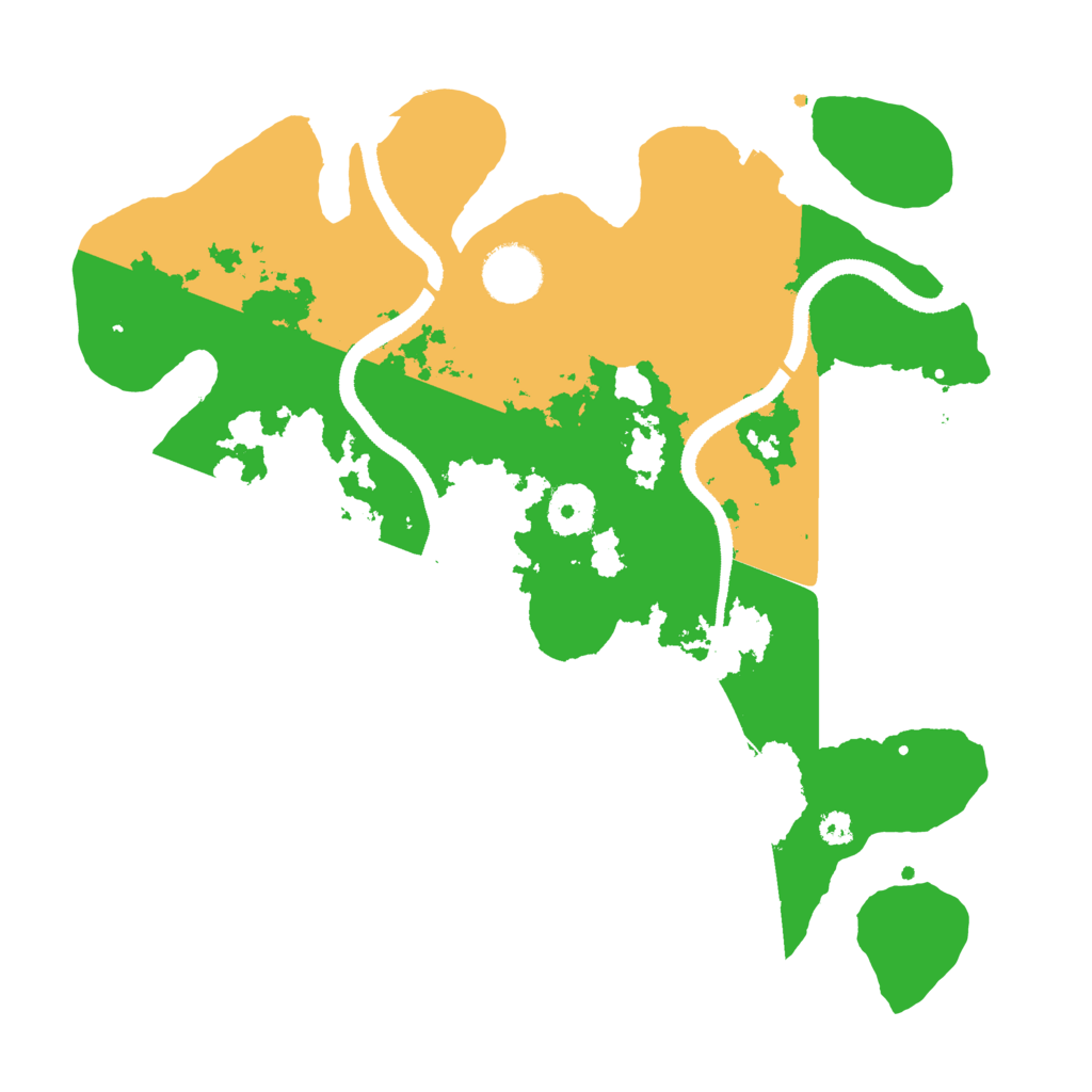 Biome Rust Map: Procedural Map, Size: 3250, Seed: 433848296